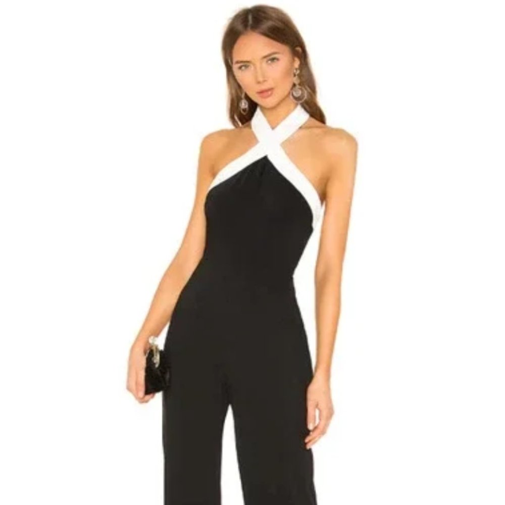Superdown Black Jumpsuit